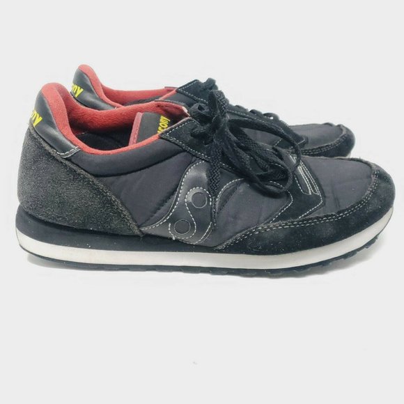 saucony jazz black red